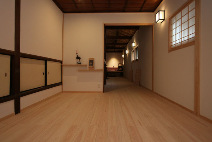 岐阜市寺院様　裏堂改修木工事